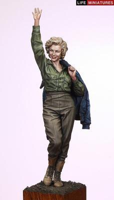 ライフミニチュア LM-16003 1/16 アメリカ軍慰問団ツアー 1954年のマリリンモンロー