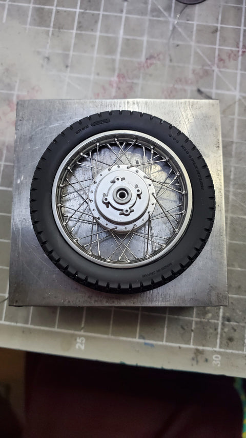 カレドモデル LQ013 1/12 ホンダ CB750 FOUR 1969 K0 オートバイ用ホイールスポークセット (アオシマ用)