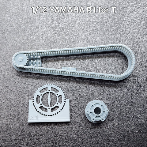 カレドモデル LT060 1/12 ヤマハ YZF-R1用 バイクチェーンセット (タミヤ用)