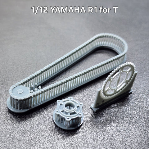 カレドモデル LT060 1/12 ヤマハ YZF-R1用 バイクチェーンセット (タミヤ用)