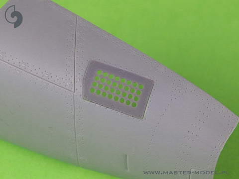 マスター AM-32-136 1/32 P-51 マスタング キャブレターエアフィルターカバー 標準穴タイプ(タミヤ用)