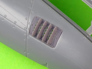 マスター AM-32-144 1/32 P-51 マスタング - キャブレター エアフィルター カバー - RAF ルーバータイプ - バージョンB (造形村用)