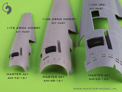 マスター AM-48-161 1/48 PZL P11 オイルクーラー