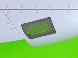 マスター AM-48-189 1/48 P-51 マスタング - キャブレター エアフィルター カバー - スタンダードホールドタイプ (エアフィックス用)
