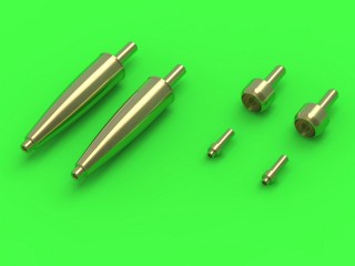 マスター AM-48-202 1/48 スピットファイア Mk.IXe/XVIe 後期型(丸みを帯びたフェアリング) - フェアリング内にイスパノ20mm機関砲とブローニング.50口径機銃を装備(エアフィックス用)
