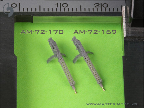 マスター AM-72-170 1/72 WWI ドイツ シュパンダウ LMG 08/15 機関銃 (2丁) - ロングチャージングハンドル付き