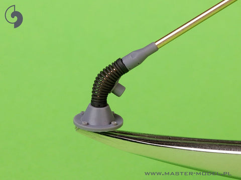 マスター GM-16-008 1/16 レオパルト 2 A7V 他 Comrod VHF3088VMアンテナ (2個) - 傾斜バージョン