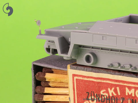 マスター GM-72-043 1/72 ドイツ車両の車幅表示器 (Sd.Kfz. 221, 222, 223, 231, 232, 233, 234, 247, 250, 251, 263用) - 4個セット