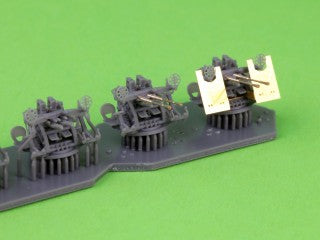 マスター SM-200-011 1/200 日本海軍 九六式25mm連装機銃(初期型) - オープンリング照準器付き(4基入り)
