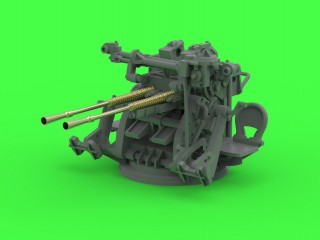 マスター SM-200-012 1/200 日本海軍 九六式25mm連装機銃(後期型)―「ル・プリウール」式機械照準器付き(4基入り)