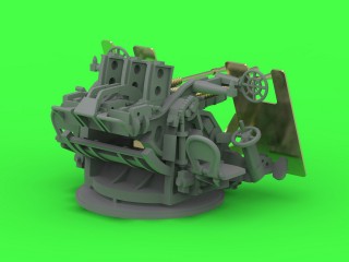 マスター SM-200-013 1/200 日本海軍 九六式25mm三連装機銃(初期型) - オープンリング照準器付き(4基入り)
