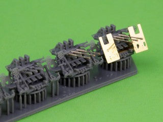 マスター SM-200-013 1/200 日本海軍 九六式25mm三連装機銃(初期型) - オープンリング照準器付き(4基入り)