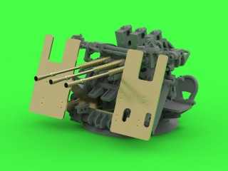 マスター SM-200-014 1/200 日本海軍 九六式25mm三連装機銃(後期型)―「ル・プリウール」式機械照準器付き(4基入り)