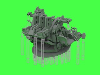 マスター SM-200-014 1/200 日本海軍 九六式25mm三連装機銃(後期型)―「ル・プリウール」式機械照準器付き(4基入り)