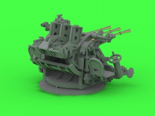 マスター SM-200-014 1/200 日本海軍 九六式25mm三連装機銃(後期型)―「ル・プリウール」式機械照準器付き(4基入り)