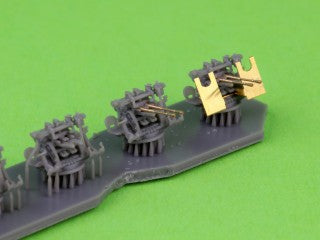 マスター SM-350-123 1/350 日本海軍 九六式25mm連装機銃(後期型)―「ル・プリウール」式機械照準器付き(6基入り)