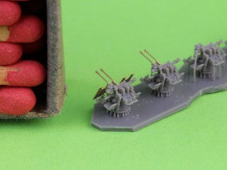 マスター SM-350-123 1/350 日本海軍 九六式25mm連装機銃(後期型)―「ル・プリウール」式機械照準器付き(6基入り)