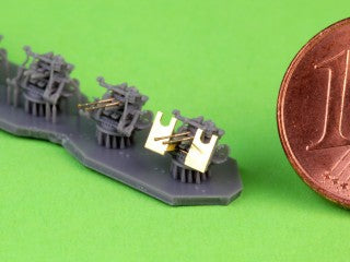 マスター SM-350-123 1/350 日本海軍 九六式25mm連装機銃(後期型)―「ル・プリウール」式機械照準器付き(6基入り)