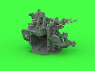 マスター SM-350-123 1/350 日本海軍 九六式25mm連装機銃(後期型)―「ル・プリウール」式機械照準器付き(6基入り)