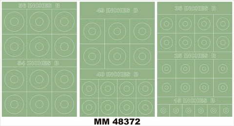 モンテックス MM48372 1/48 (汎用)マスキングシート