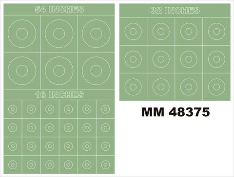 モンテックス MM48375 1/48 (汎用)マスキングシート