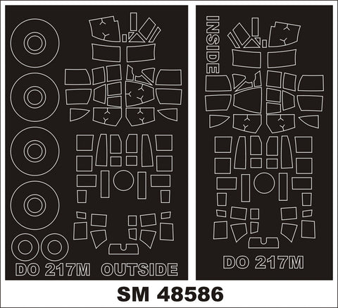 モンテックス SM48586 1/48 Do 217M-1(両面) ICM用