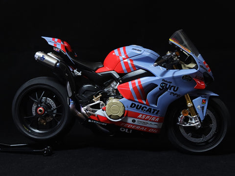 カレドモデル MS026 1/12 ドゥカティ V4 グレシーニ for MM93 オートバイモデルデカール 14140 (タミヤ用)