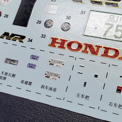 カレドモデル MS028 1/12 ホンダ NR 750 オートバイ模型デカール 14060 (タミヤ用)