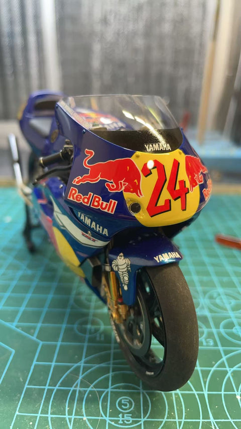 カレドモデル MS045 1/12 ヤマハ レッドブル YZR500 99' オートバイモデルデカール 14076 (タミヤ用)
