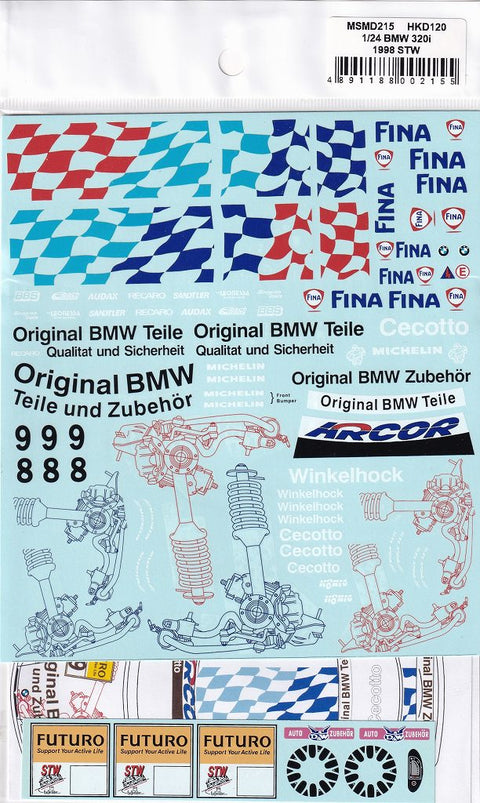 MSMクリエイション MSMD215 1/24 BMW 320i 1998 STW (ハセガワ対応)