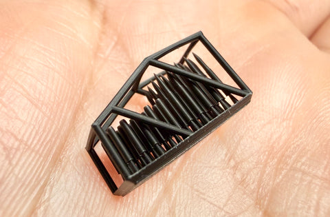 MUYIモデル G200004 1/200 ドイツ海軍 105mm高射砲弾 超精密3Dプリントキット(40発入り)
