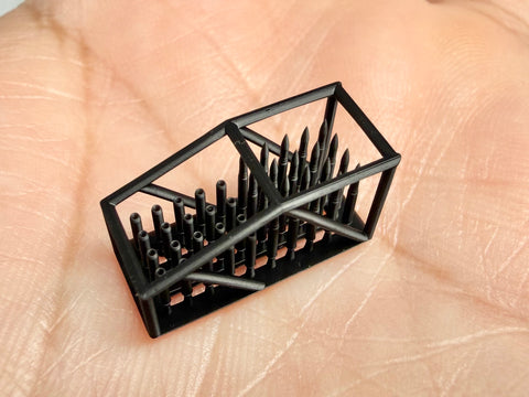MUYIモデル G200004 1/200 ドイツ海軍 105mm高射砲弾 超精密3Dプリントキット(40発入り)