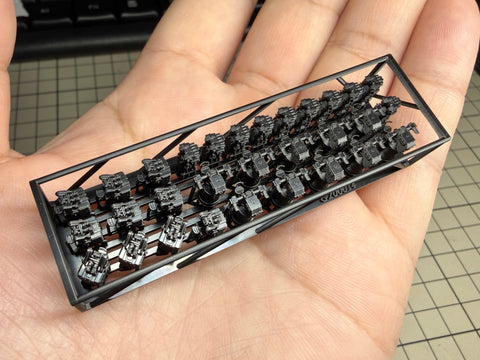 MUYIモデル G200014 1/200 ドイツ海軍 射撃管制装置 超精密3Dプリントキット(30個入り)