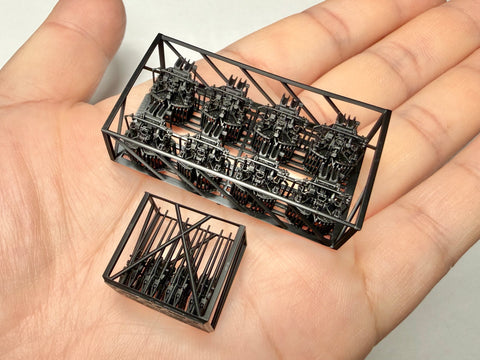 MUYIモデル G200080 1/200 ドイツ海軍 戦艦ビスマルク 兵装グループA 超精密3Dプリントキット(24パーツ)