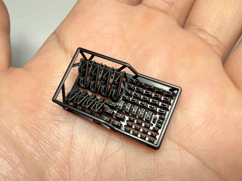MUYIモデル G200083 1/200 ドイツ海軍 戦艦ビスマルク用 ボラード/フェアリーダー(超精密3Dプリントキット・90個入り)