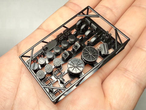MUYIモデル G200085 1/200 ドイツ海軍 戦艦ビスマルク 甲板用アクセサリー F(超精密3Dプリントキット・43パーツ)
