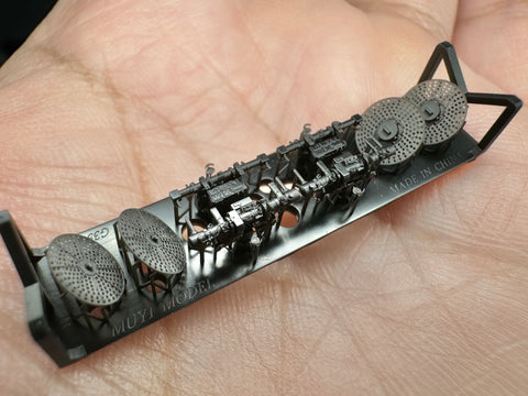 MUYIモデル G350018 1/350 ドイツ海軍 3m測距儀(2種) 超精密3Dプリントキット 4個入り
