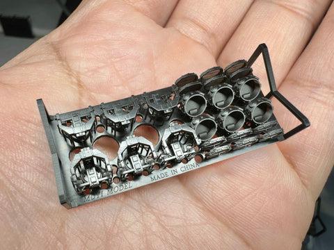 MUYIモデル G350023 1/350 ドイツ海軍 探照灯 Type B 超精密3Dプリントキット(6個入り)