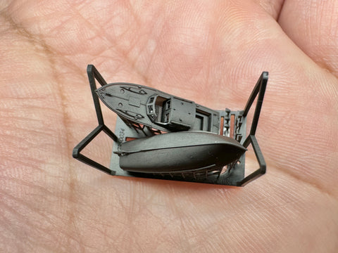MUYIモデル G350034 1/350 ドイツ海軍 ピナース(A型) 超精密3Dプリントキット 2隻入り