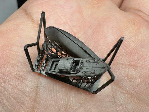 MUYIモデル G350034 1/350 ドイツ海軍 ピナース(A型) 超精密3Dプリントキット 2隻入り