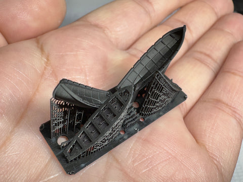 MUYIモデル G350035 1/350 ドイツ海軍 サンパン(A型) 超精密3Dプリントキット 2個入り