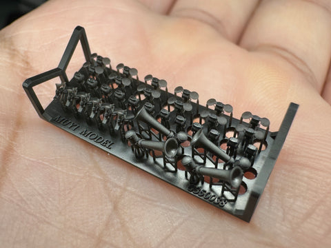 MUYIモデル G350038 1/350 ドイツ海軍 ラウドスピーカー 超精密3Dプリントキット(34パーツ)