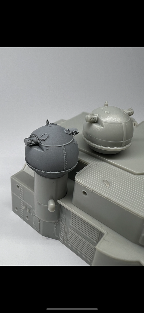 MUYIモデル G350048 1/350 トランペッター用 ドイツ海軍 SL 8 4m測距儀(超精密3Dプリントキット・2個入り)