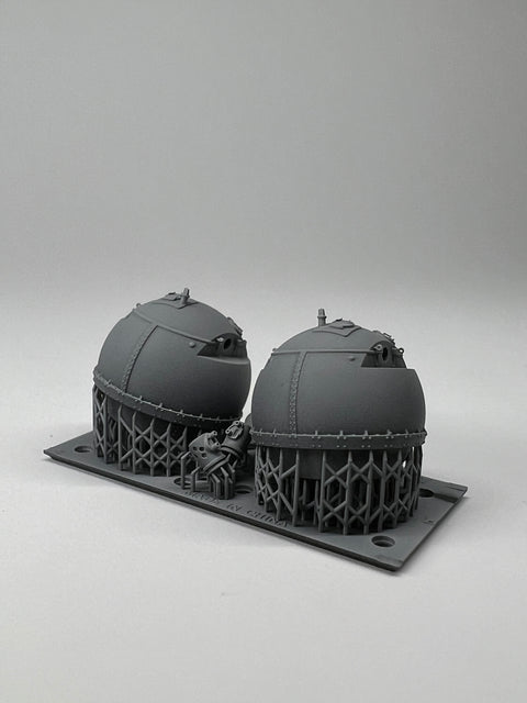 MUYIモデル G350048 1/350 トランペッター用 ドイツ海軍 SL 8 4m測距儀(超精密3Dプリントキット・2個入り)