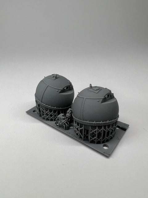 MUYIモデル G350048 1/350 トランペッター用 ドイツ海軍 SL 8 4m測距儀(超精密3Dプリントキット・2個入り)