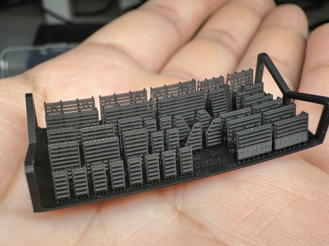 MUYIモデル G350050 1/350 ドイツ海軍 ルーバー(ビスマルク用) トランペッター対応 超精密3Dプリントキット 1個入り