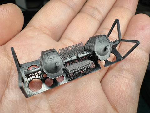 MUYIモデル G350051 1/350 ドイツ海軍 7メートル測距儀 超精密3Dプリントキット(2個入り)