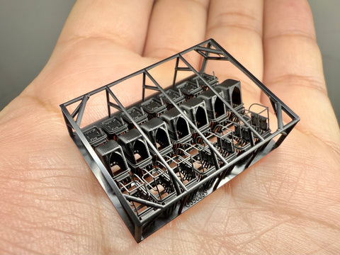 MUYIモデル G350059 1/350 トランペッター用 ドイツ海軍(クリーグスマリーネ)甲板ハッチ(超精密3Dプリントキット・21ピース)