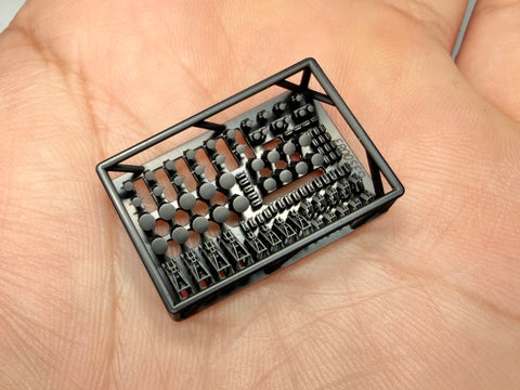MUYIモデル G350083 1/350 ドイツ海軍 戦艦ビスマルク用 ボラード/フェアリーダー(超精密3Dプリントキット・90個入り)