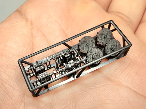 MUYIモデル G350091 1/350 トランペッター用 ドイツ海軍戦艦ビスマルク 3m/4m測距儀(L型) 超精密3Dプリントキット(6個入り)